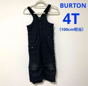 【100cm】BURTON キッズ スノーボード ビブパンツ 4T