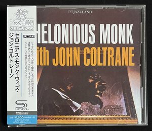 CD SHM-CD セロニアス・モンク・ウィズ・ジョン・コルトレーン 帯付