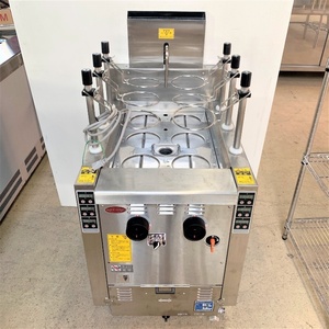 【中古】 ガス自動ゆで麺機 サニクック 日本洗浄機 UM641G 2001年製 プロパンガス 幅540×奥行765×高1175mm (No.7435) 業務用 厨房機器