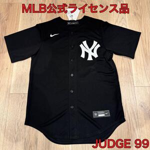 即決【MLB公式ライセンス品】NIKE ニューヨークヤンキース JUDGE ユニフォーム US/M アーロンジャッジ 黒 ブラック newyork ナイキ