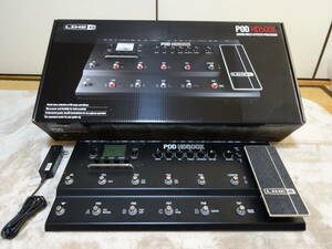 LINE６POD HD500Xアンプシミュレーター/マルチエフェクター中古　元箱あり