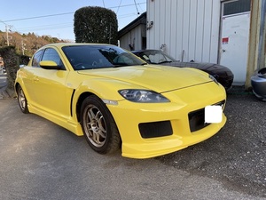 ＲＸ-８ フロント バンパー　サイドステップ　リアハーフ　 エアロ マツダスピードイメージエアロ　未塗装　se3p　