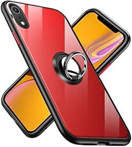 iphone xr ブラック iphone xr ケース クリア 米軍MIL規格取得 耐衝撃 四隅滑り止め 超薄型 軽量 衝