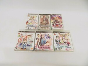 ■hatc2940-1 524 テイルズシリーズ PS3 テイルズ オブ エクシリア 1.2 ゼスティリア / PSP ツインブレイヴ ファンタジア ワールド 6本