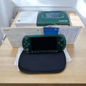 ☆t/PSP-3000 プレイステーションポータブル SONY 元箱付き バッテリー欠品 簡易動作確認済み