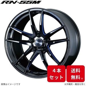 ウェッズ ホイール ウェッズスポーツ RN-55M フォレスター SK系 スバル 19インチ 5H 4本セット 0073552 WEDS