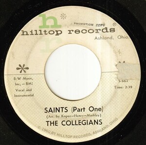 The Collegians - Saints (Part One) / Saints (Part Two) (B) RP-P258