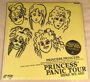 LD(レーザー)■プリンセス・プリンセス PRINCESS PRINCESS / PANIC TOUR■シュリンク付美品！