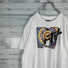 MTV　オフィシャル メキシコ製古着 タイダイプリント 半袖Tシャツ