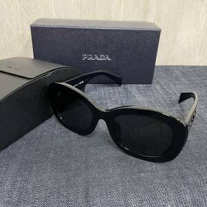 箱付き★【PRADA】プラダ★サングラス オーバル 眼鏡 メガネ アイウェア SPR A13-F ブラック09