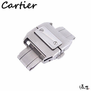 【カルティエ】サントス100 MM用 純正Ｄバックル SS レディース 時計 正規品 Cartier 俵屋 PR50094