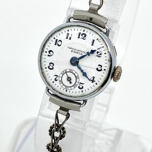 CHRONOMETER FARIA 腕時計 ウォッチ 手巻き 機械式 スモセコ ブルースティール シルバー 銀 クロノメーター ファリア Y1060