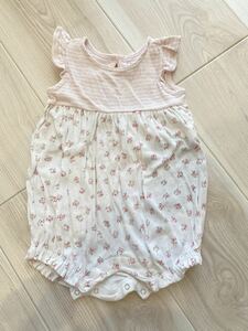 花柄カバーオールbaby gap 60サイズ　美品　女の子　春夏