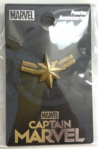 MARVEL (マーベル) Captain Marvel (キャプテン・マーベル) Star Logo Lapel Pin メタルラペルピン☆