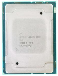 Intel Xeon Gold 5115 SR3GB 10C 2.4GHz 2.8/3.2GHz 13.75MB 85W LGA3647 DDR4-2400