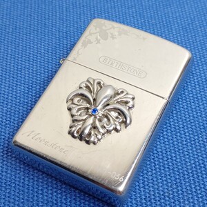 ◆ZIPPO ジッポー オイルライター◆BIRTHSTONE No-036◆アンティーク ライター