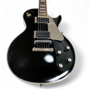 grass roots Les Paul G-LP-CTM 美品 エレキギター/グラスルーツ レスポールタイプ カスタムタイプ 黒 ブラック 銀 シルバーパーツ