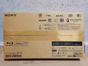 現状品 未開封+廃盤品+難あり　SONY　BDZ-ZW550　ソニー　ブルーレイディスクレコーダー　500GB