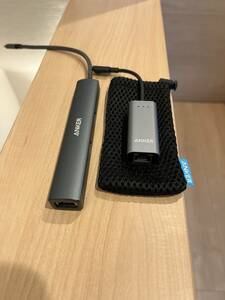 ANKER セット：PowerExpand 6-in-1 イーサネット ハブ PD 65W USB-Cポート + ANKER Aluminum USB-C to イーサネットアダプター A8341