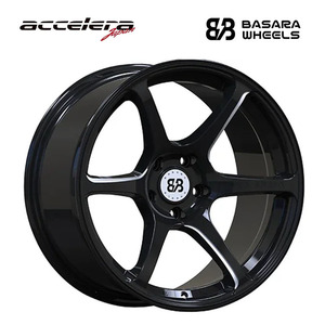 送料無料 アクセレラ BASARA WHEELS 9J-17 +15 5H-114.3 (17インチ) 5H114.3 9J+15【4本セット 新品】