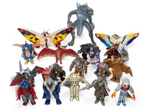 【現状品】BANDAI フィギュア ウルトラ怪獣シリーズ ムービーモンスターシリーズ ライブゴジラ 他 17体 バンダイ