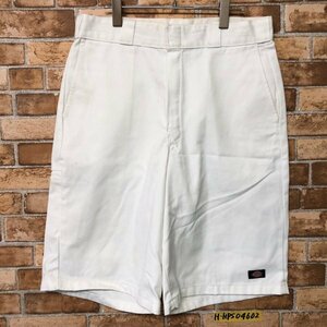 Dickies ディッキーズ メンズ チノ ハーフワークパンツ 33 白