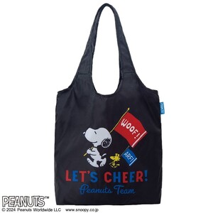 + 60 SNOOPY [スヌーピー]BLACK CHEER ECOBAG 送料180円