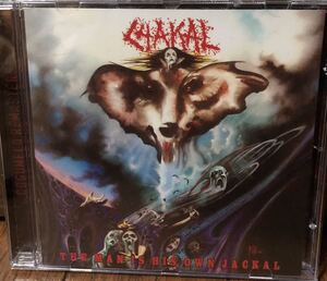 Chakal MAN IS HIS OWN JACKAL / DEATH IS A LONELY BUSINESS 1990年スラッシュメタルリマスタースリップケース付きsepultura sarcofago