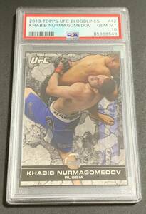 PSA 10 2013 Topps UFC Bloodlines Khabib Nurmagomedov 42 RC Rookie ハビブ・ヌルマゴメドフ　ルーキー　鑑定済