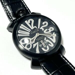 【定価23万・手巻き】ガガミラノ　Gaga MILANO メンズ　時計　腕時計　マヌアーレ　48mm