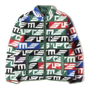 Supreme シュプリーム 22AW ジオメトリック柄 リバーシブル フリース ジャケット Geo Reversible WINDSTOPPER Fleece Jacket マルチ S