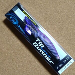 クレイジーオーシャン　ティップランナー　3.5号　#03 パープル/パープル　30ｇ　未使用品　ティップランエギング