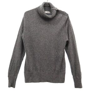 Cashmere DELIZIA 長袖 カシミヤ100% タートルネック セーター L グレー Cashmere DELIZIA ニット レディース