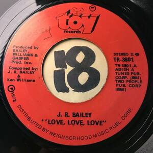 試聴 J. B. BAILEY LOVE, LOVE, LOVE EX ダニー・ハザウェイ・カヴァー元ネタ