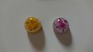 マグネット　レジン　ハンドメイド　かすみそう