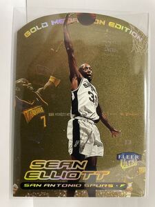 NBAカード　ショーン・エリオット　SEAN ELLIOTT FLEER ULTRA ‘99-00 GOLD MEDALLION EDITION 【スパーズ時代】