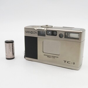 1円〜 MINOLTA ミノルタ TC-1 フィルムカメラ G-ROKKOR 28mm F3.5 通電確認済 動作未確認 y104-3403731【Y商品】