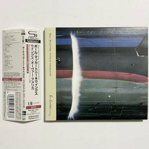 中古CD　PAUL McCARTNEY & WINGS　ウイングス・オーヴァー・アメリカ　2SHM-CD　　W017