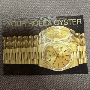 ロレックス YOUR ROLEX OYSTER 　オイスター 冊子 1993年　6月