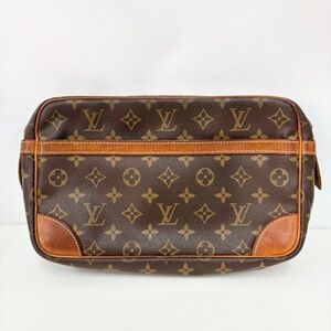 【ジャンク※ジッパー部品外れ】LOUIS VUITTON ルイ・ヴィトン モノグラム コンピエーニュ28 M51845 / 8912 SL セカンドバッグ K73