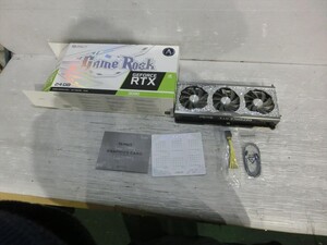 T【R6-55】【100サイズ】PALIT RTX3090 GAMEROCK 24GB/GEFORCE RTX/グラフィックカード/動作未確認/※スレ傷有