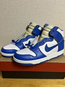 【新品】 98年製NIKE DUNK HIGH KENTUCKY 28cm US10 ROYAL BLUE ナイキ ダンク ケンタッキー ロイヤル ブルー ビンテージ デッドストック