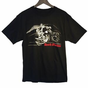 [Death Machine] デス マシーン Drink to Ride Ride to Drink Short Sleeve Tee (デス ローズ 半袖 Tシャツ) [ブラック]セールプライス