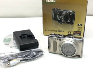 FUJIFILM FINEPIX F550 EXR コンパクト デジタルカメラ 充電器付き 簡易動作確認済み 中古【UW010348】●