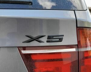 【送料込】X5 マットブラックエンブレム　BMW