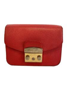 FURLA◆ショルダーバッグ/-/RED