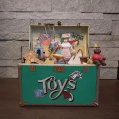 ENESCO TREASURE-Toys 　トランク型のおもちゃ箱オルゴール