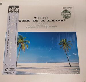音楽LD / T’s keys　SEA IS A LADY　Music by TOSHIKI KADOMATSU / 角松敏生 / パイオニア / 帯付き / SM035-3340【M005】
