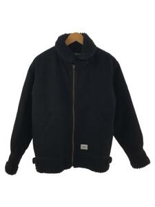 WTAPS◆ジャケット/1/ウール/BLK/182GWDT-JKM04