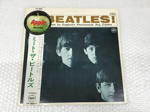 D723-80　激レア　LPレコード　丸帯・補充票付・見本盤　THE BEATLES（ザ・ビートルズ） Meet The Beatles!　Apple Records（AP-80011）